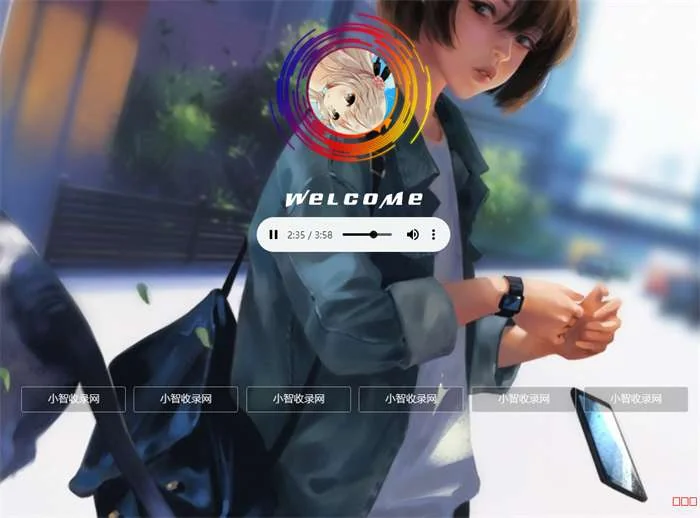 Ub863ef548b6d487c9e419314953f0346C.webp 非常漂亮的一款html引导页导航网站旋转头像变幻背景单页源码[带背景音乐单页模板]  网站源码 第1张