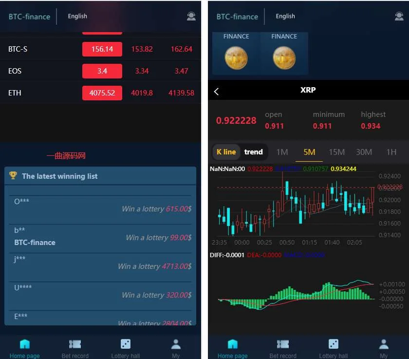 二开版聚星盘聚星源码-支持pc +h5自适应 – 英文+游戏+时间盘