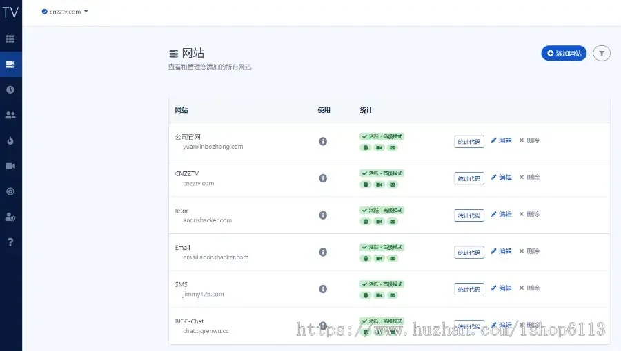 站长网站统计系统， 用视频记录访客的网页浏览 点击事件 表单提交 网站热图