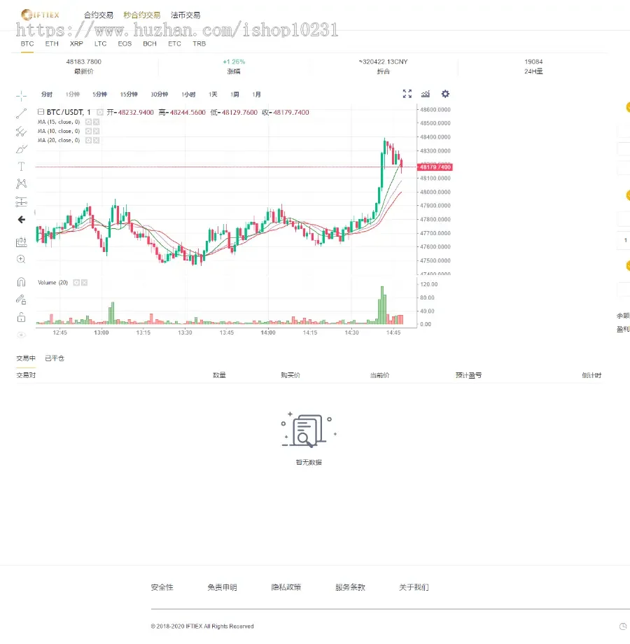 2021区块链|高端交易所|币币交易|合约交易|法币交易|秒合约|自动行情